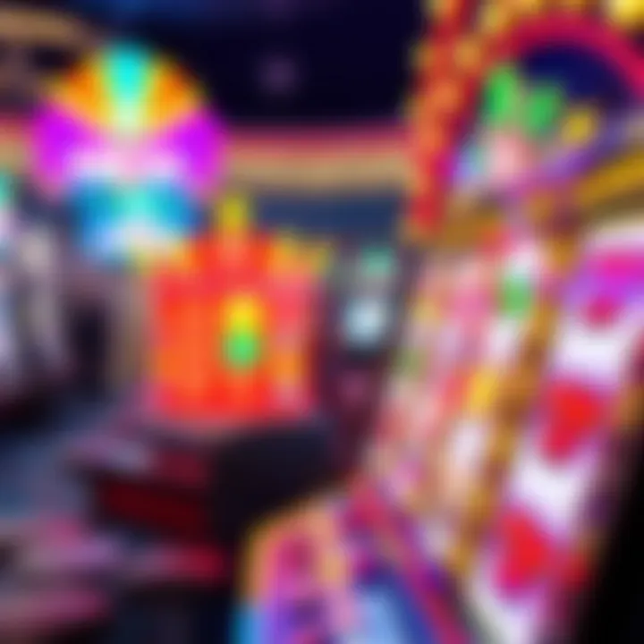 Colorful Fair Go online pokies game screen with vibrant symbols and spinning reels