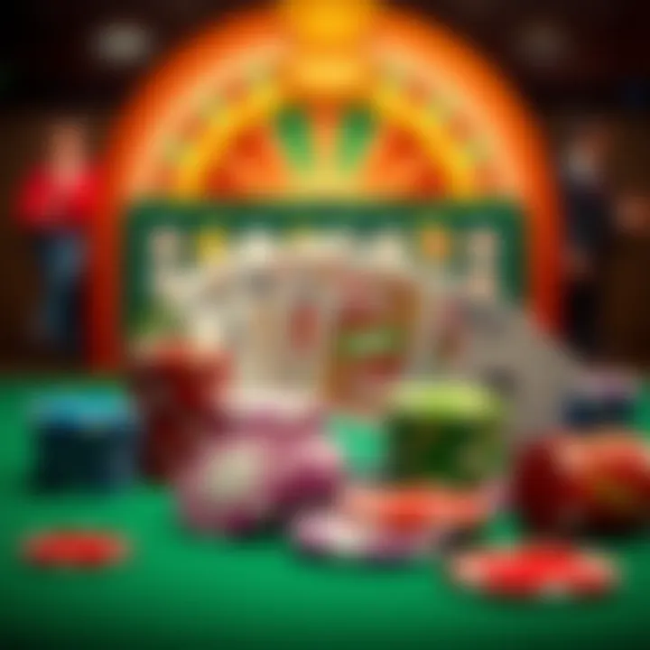 FairGo Casino Bonus Offers Explained Colorful casino chips and cards representing bonus offers at FairGo Casino