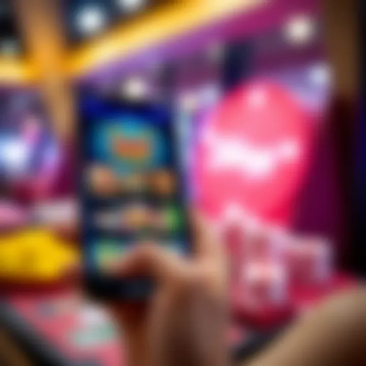 Mobile device displaying FairGo Casino interface with game options available