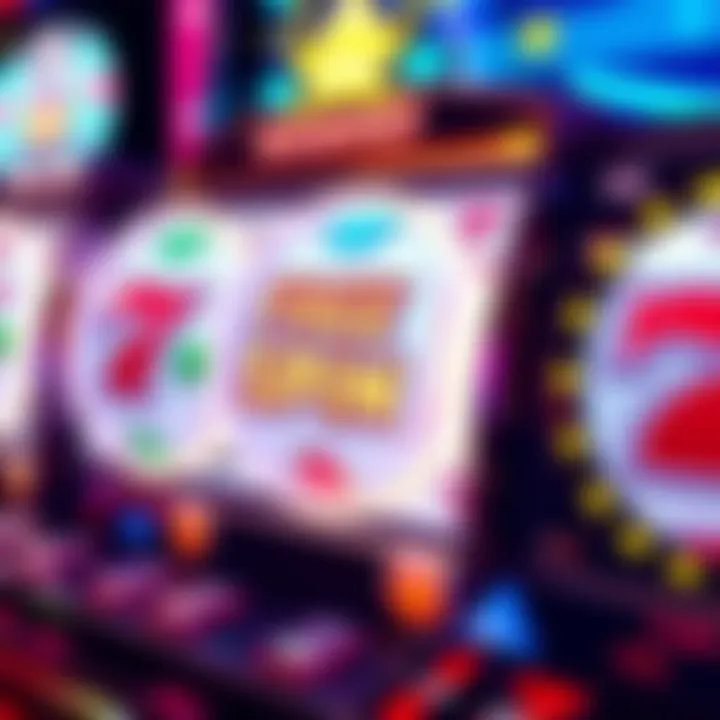 Digital spinning reels on a casino slot game with highlighted free spins bonus feature