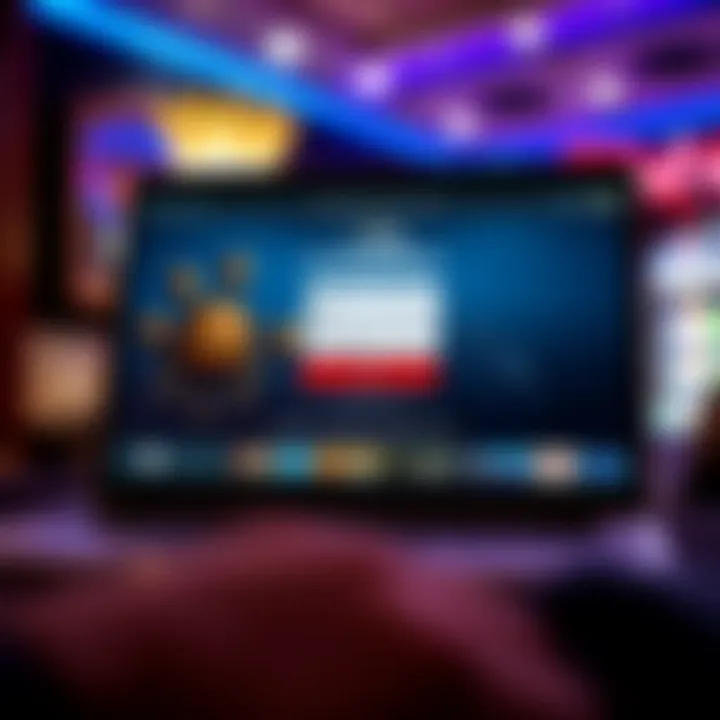 Secure login interface of Fair Go Casino on a laptop screen