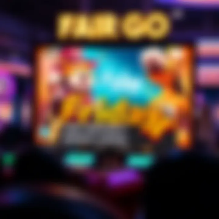 Illustration of a vibrant casino interface highlighting bonus codes on a Friday