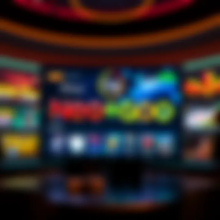 Secure online casino platform with user-friendly navigation elements