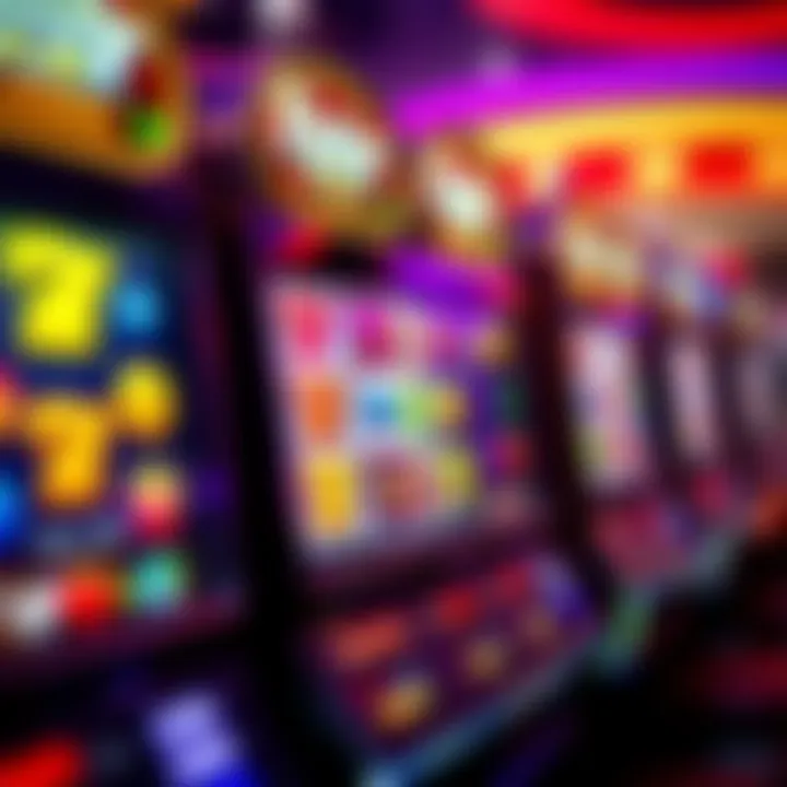 Vibrant Online Slot Reels at Fair Go Casino Colorful slot machine reels displaying various symbols at an online casino platform
