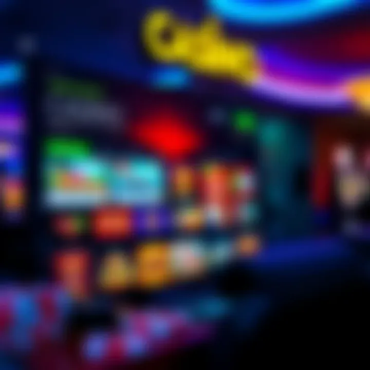 Online casino interface displaying various games and secure payment options