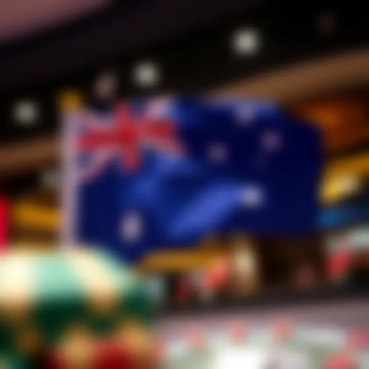Australian flag symbolizing national unity and the fair go ethos