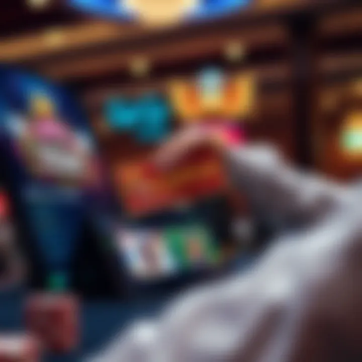 Illustration of a digital coupon being redeemed on an online casino platform