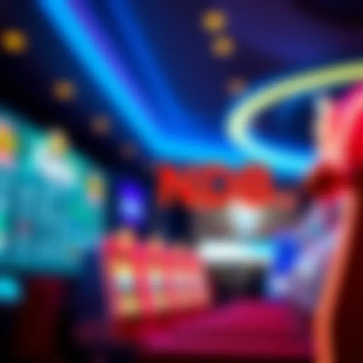 Illustration of a digital casino interface displaying NDB codes for promotional offers