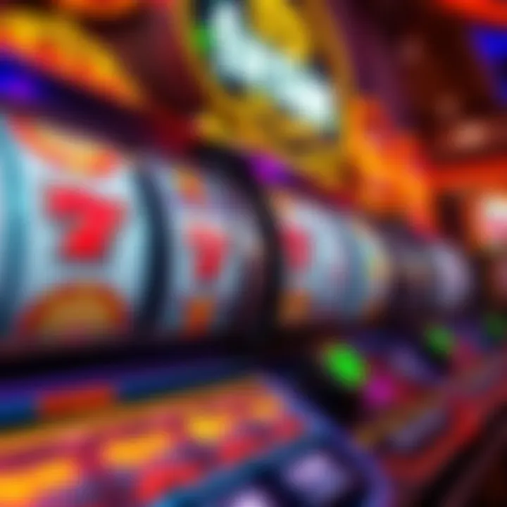 Slot machine reels spinning with various symbols representing free spins rewards at an online casino