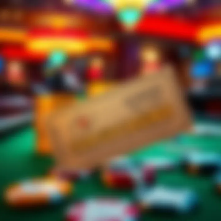 Illustration of casino tokens and a digital coupon symbolizing no deposit bonuses at Fair Go Casino