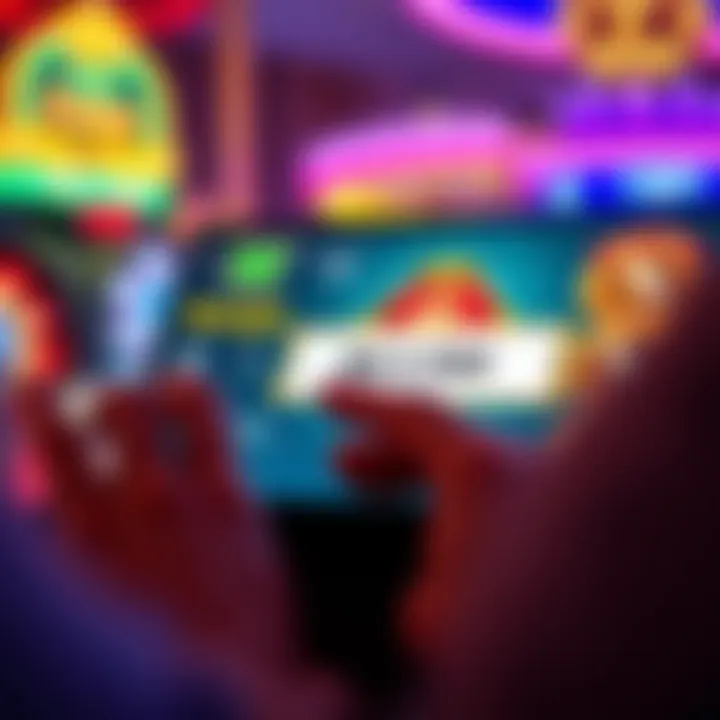 Illustration of a user entering a promotional code on an online casino interface