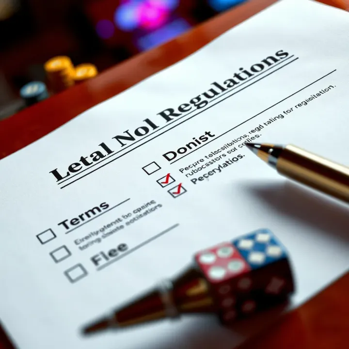 Visual representation of legal documents and a checklist symbolizing terms and regulations