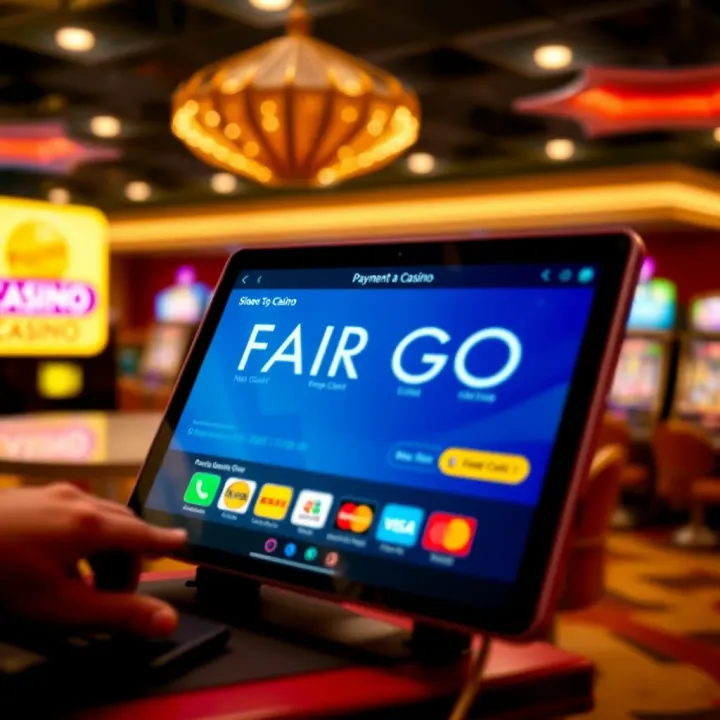 Secure online payment methods including credit cards and digital wallets for casino deposits