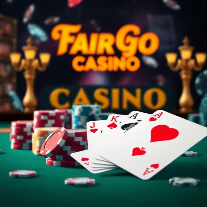 Illustration of casino chips and playing cards symbolizing online casino bonuses