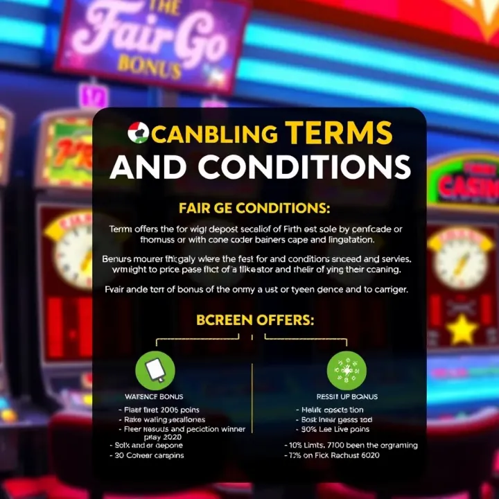 An illustrated guide showing terms and conditions for bonus use with icons representing wagering requirements and play limits