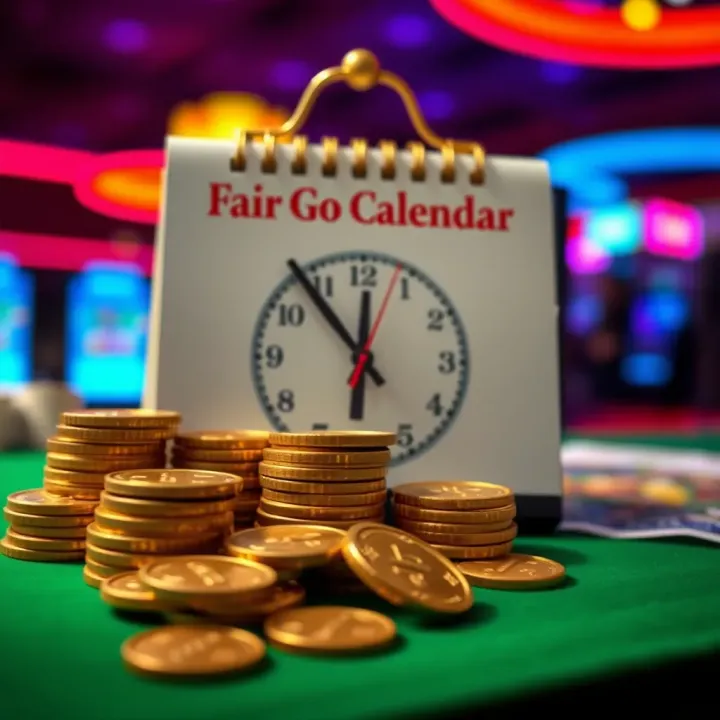 How Time Zone Affects Game Timings and Transactions at Fair Go Casino Calendar and coins symbolizing game schedules and financial transactions at Fair Go Casino