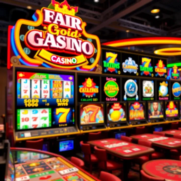 Colorful casino game interface showing a variety of slot and table games