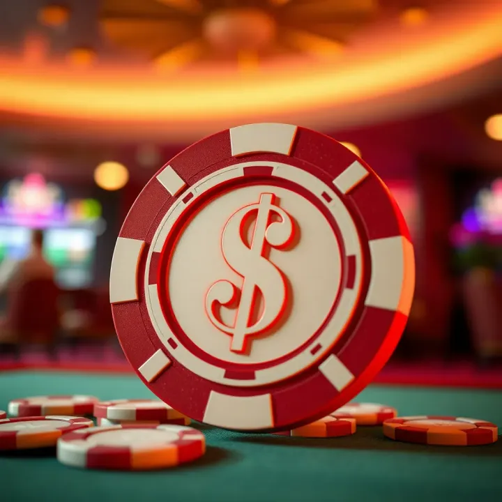 Fair Go Casino No Deposit Bonus Symbol Illustration of a casino chip with dollar sign symbolizing no deposit bonus at Fair Go Casino