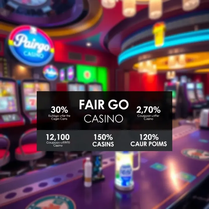 Graphic illustrating various casino coupons and promotional offers available to registered players