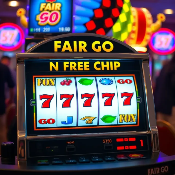 Slot machine displaying a winning combination symbolizing the Fair Go free chip offer