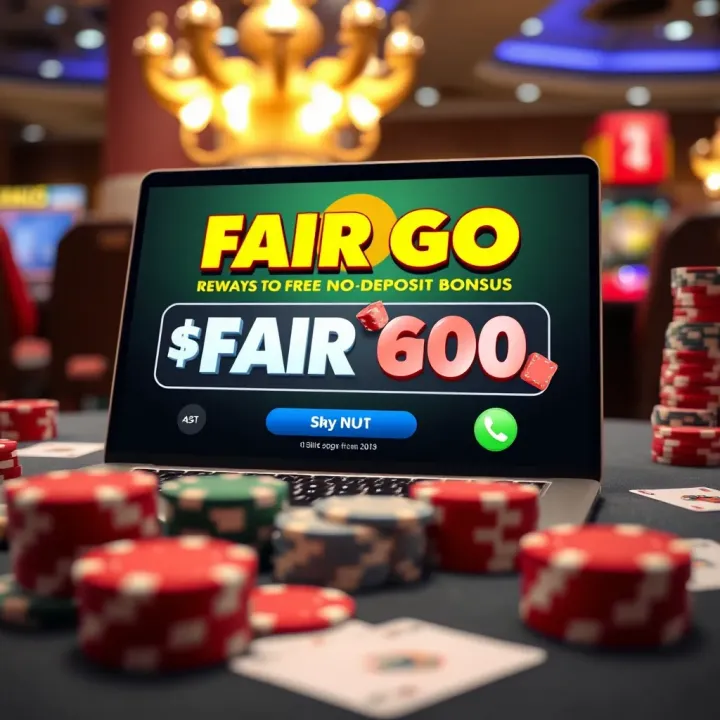 Illustration of online casino bonus offer displayed on a laptop screen with casino chips and cards around it