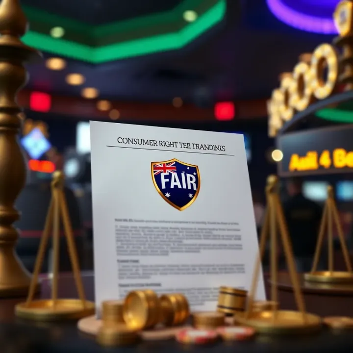 Graphic showing a legal document with a shield symbolizing consumer protection laws in the Australian marketplace