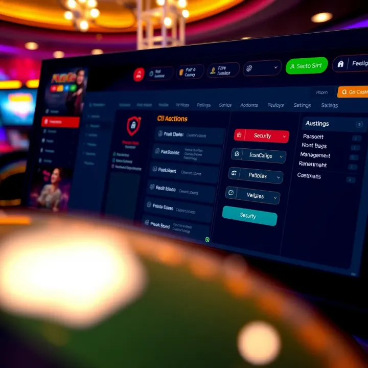 Managing Fair Go Casino Account and Security Overview Dashboard displaying Fair Go Casino account management options and security settings