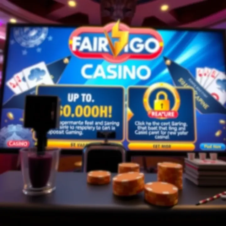 Safe Coupon Redemption and Responsible Gaming at Fair Go Casino Graphic showing a secure online casino interface with a focus on responsible gaming features and coupon redemption