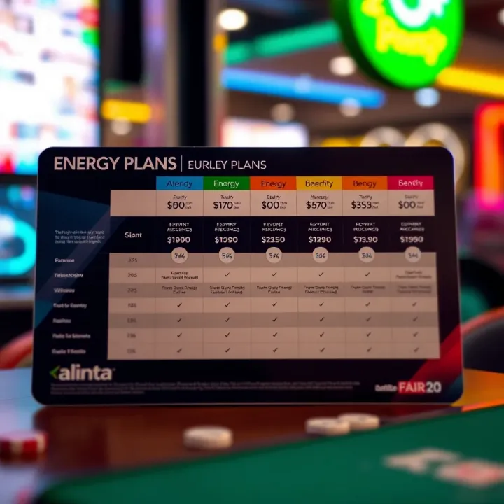 Energy Plan Comparison for Western Australian Customers Comparison chart showing various energy plans and benefits for Western Australian customers