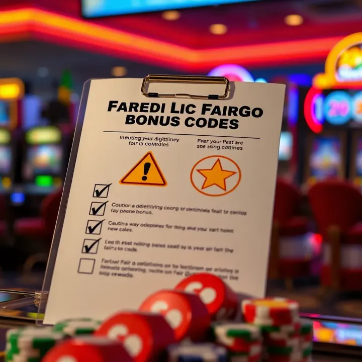 Checklist illustrating tips for identifying legitimate Fair Go bonus codes with symbols of caution and rewards