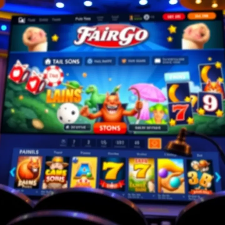 Fair Go Casino homepage showcasing vibrant game icons and user-friendly interface