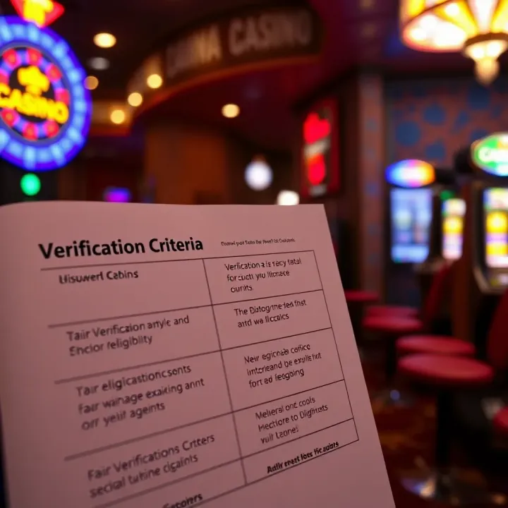 Chart showing verification and eligibility requirements for withdrawing funds from Fair Go Casino
