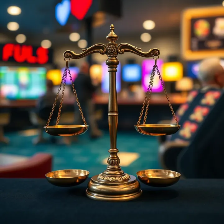 Illustration showing balanced scales symbolizing fairness and justice in New Zealand society