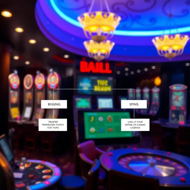 Diagram illustrating legal framework and tips for selecting reliable online casinos in Australia