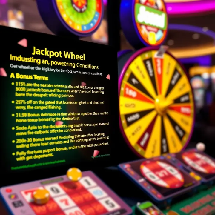 Illustration of bonus terms and wagering requirements on a digital casino screen