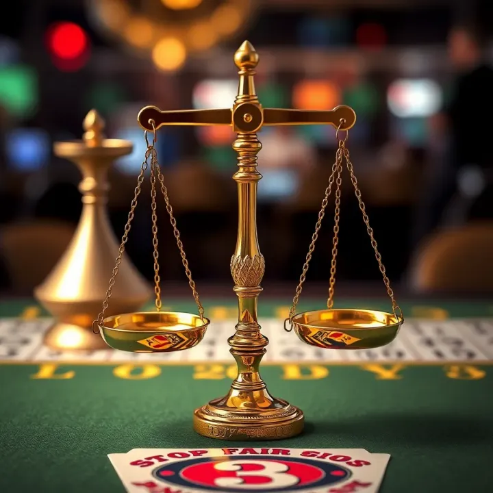 Illustration showing the balance scales symbolizing fairness and equality in Australian society